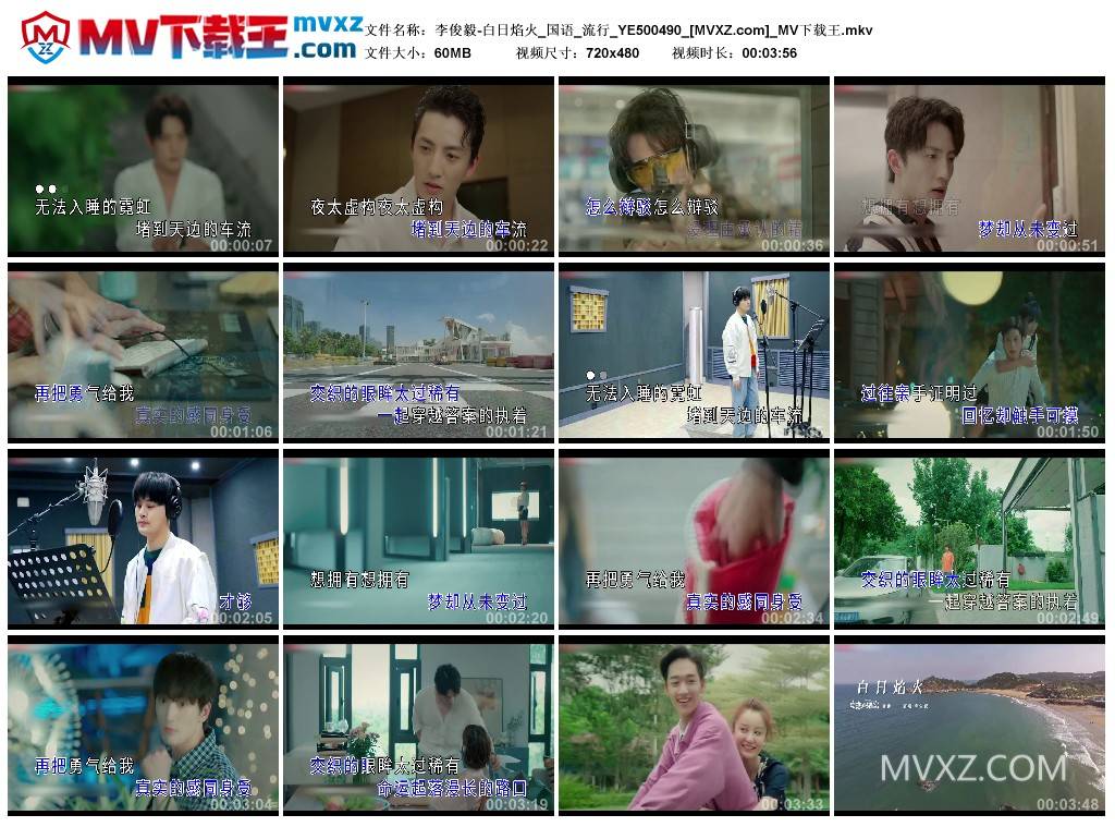 李俊毅-白日焰火_国语_流行_YE500490